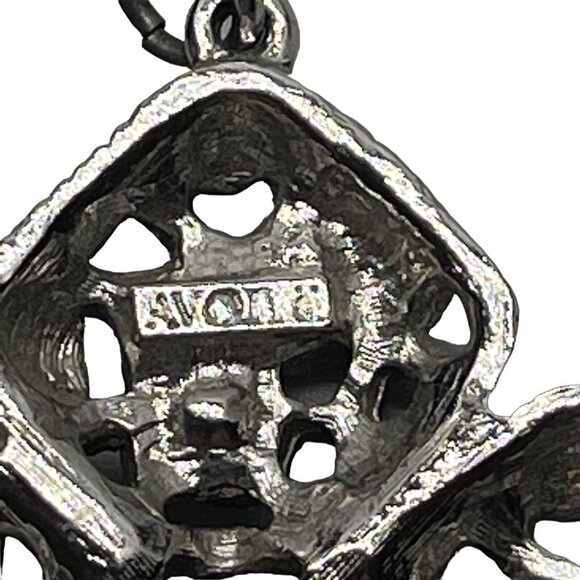 Vintage Avon Sierra Maltese Cross Faux Turquoise Pendant 1973 - Picture 3 of 5